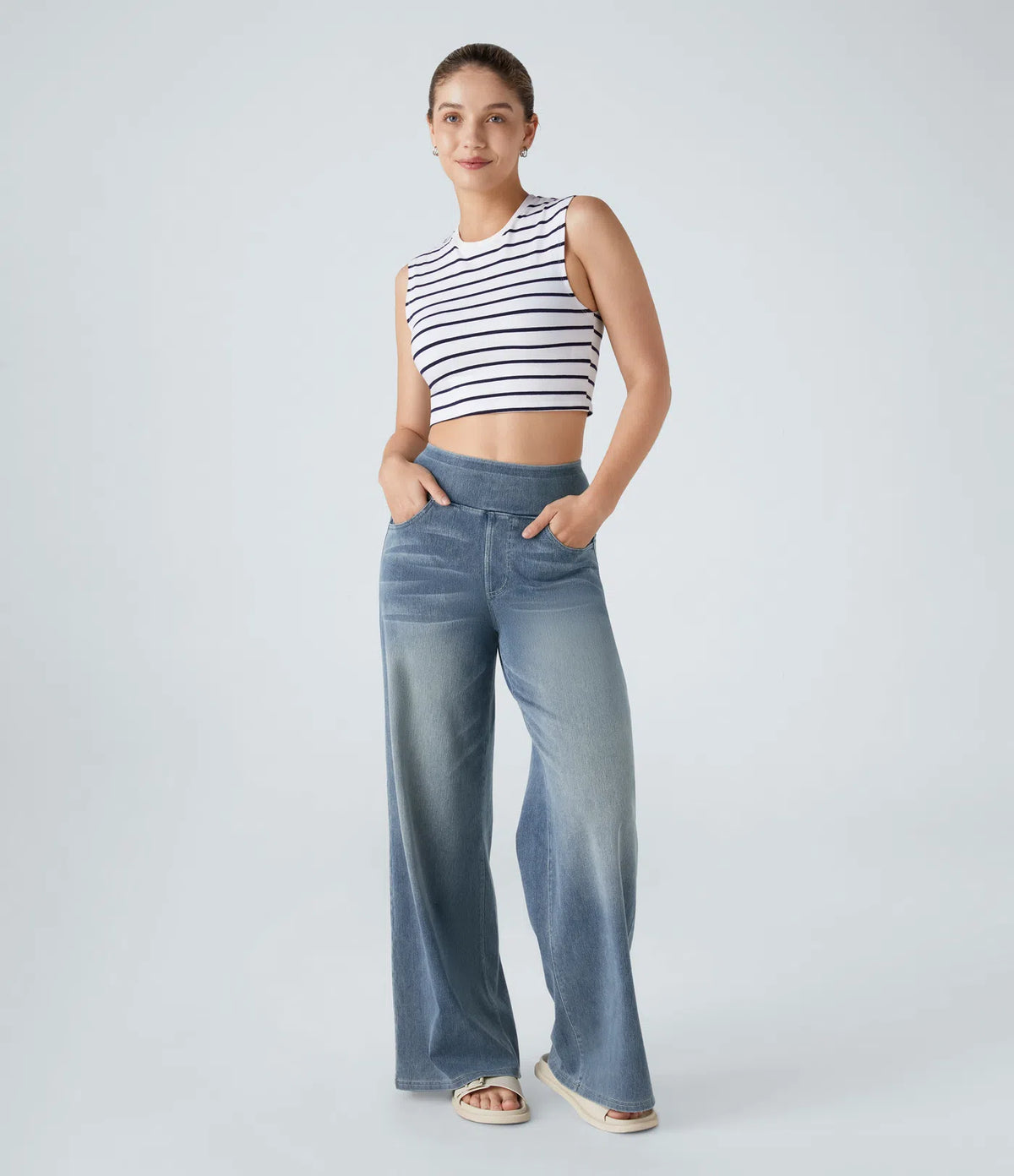 Blue Gray Denim