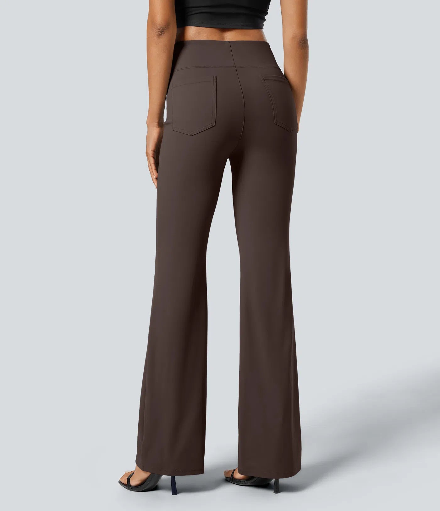 Halara Flex™ High Waisted Back Side Pocket Slight Flare Work Pants
