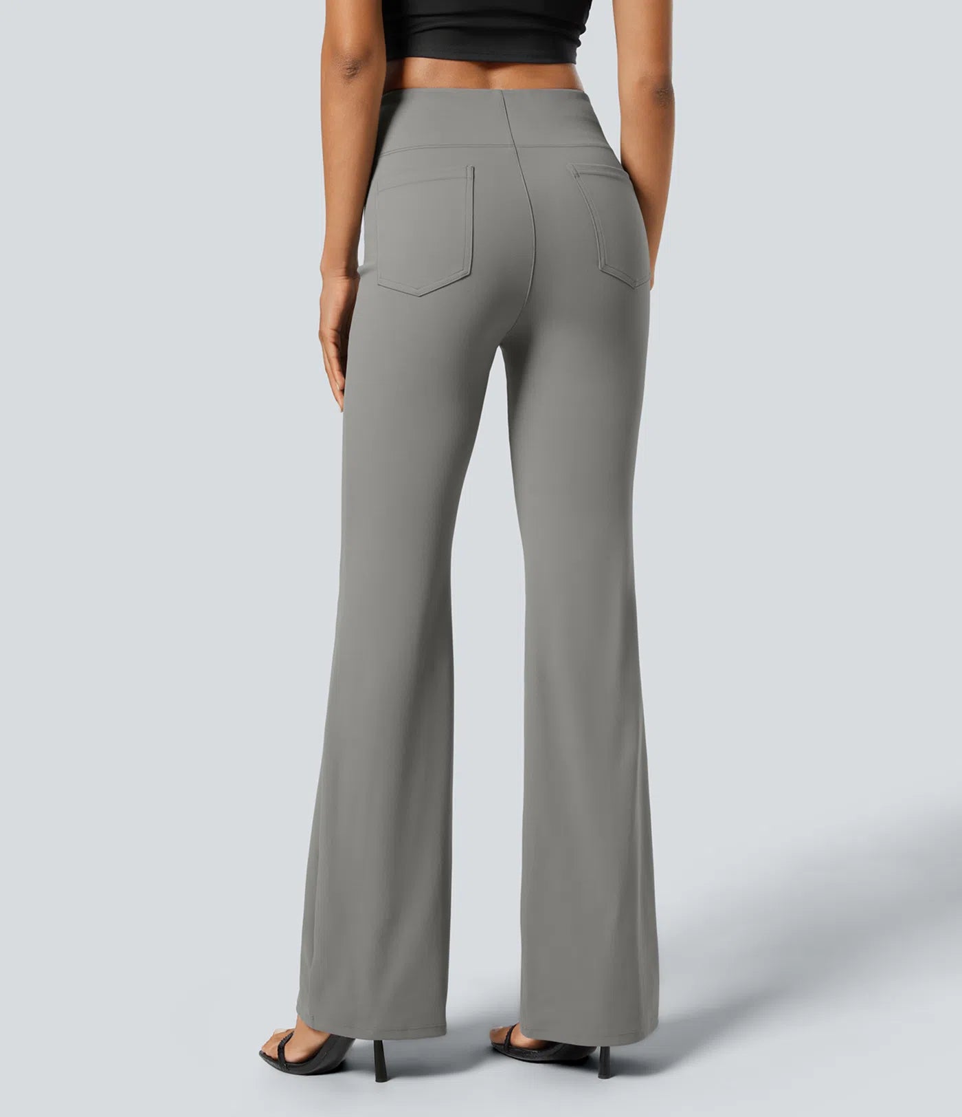 Halara Flex™ High Waisted Back Side Pocket Slight Flare Work Pants