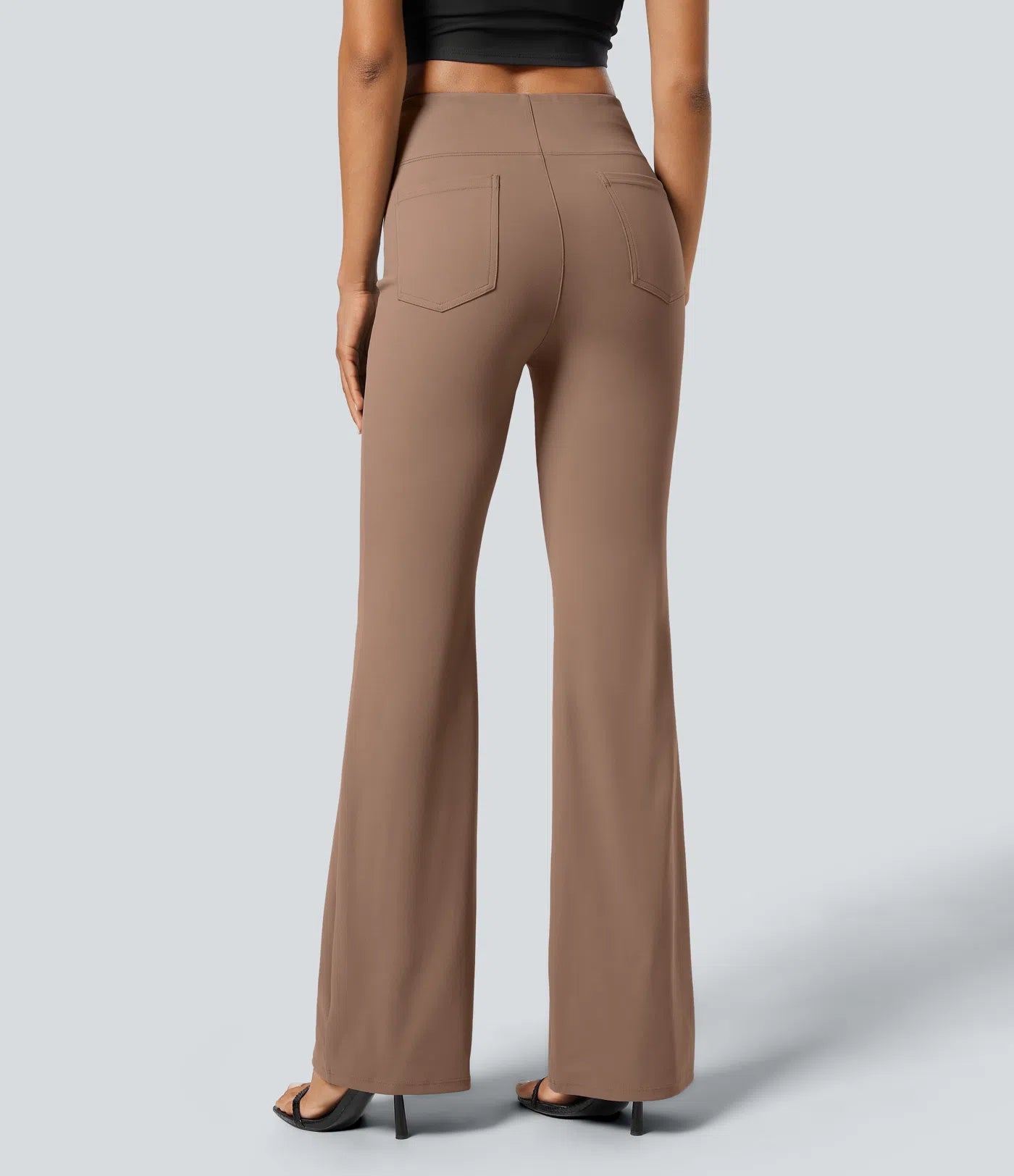 Halara Flex™ High Waisted Back Side Pocket Slight Flare Work Pants