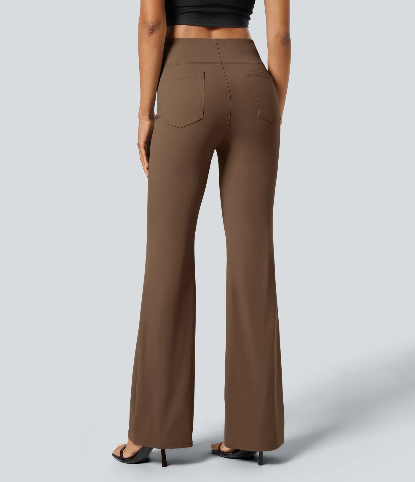 Halara Flex™ High Waisted Back Side Pocket Slight Flare Work Pants
