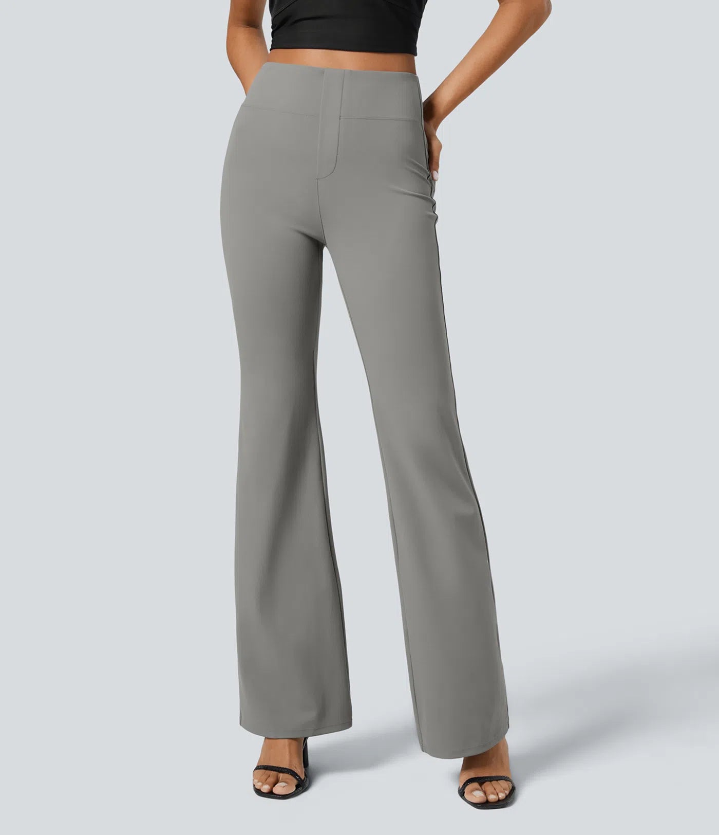 Halara Flex™ High Waisted Back Side Pocket Slight Flare Work Pants