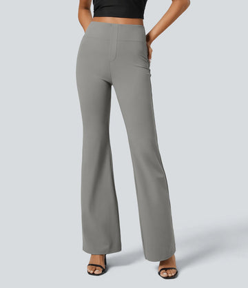 Halara Flex™ High Waisted Back Side Pocket Slight Flare Work Pants