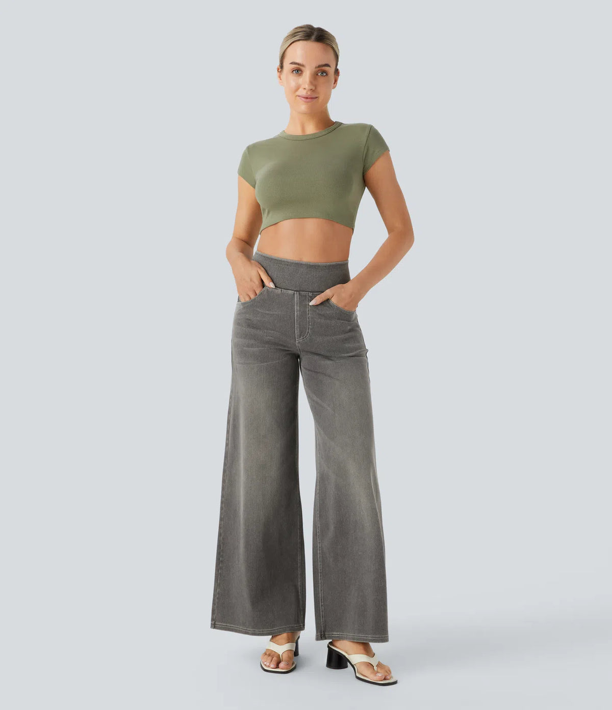Black Iron Gray Denim