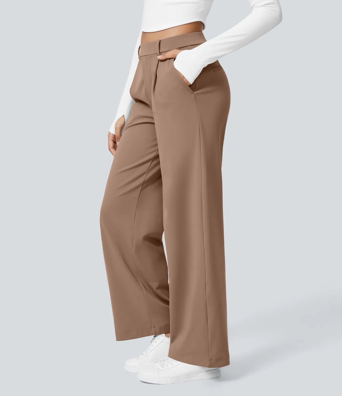 Halara Flex™ DayStretch High Waisted Pocket Straight Leg Work Pants