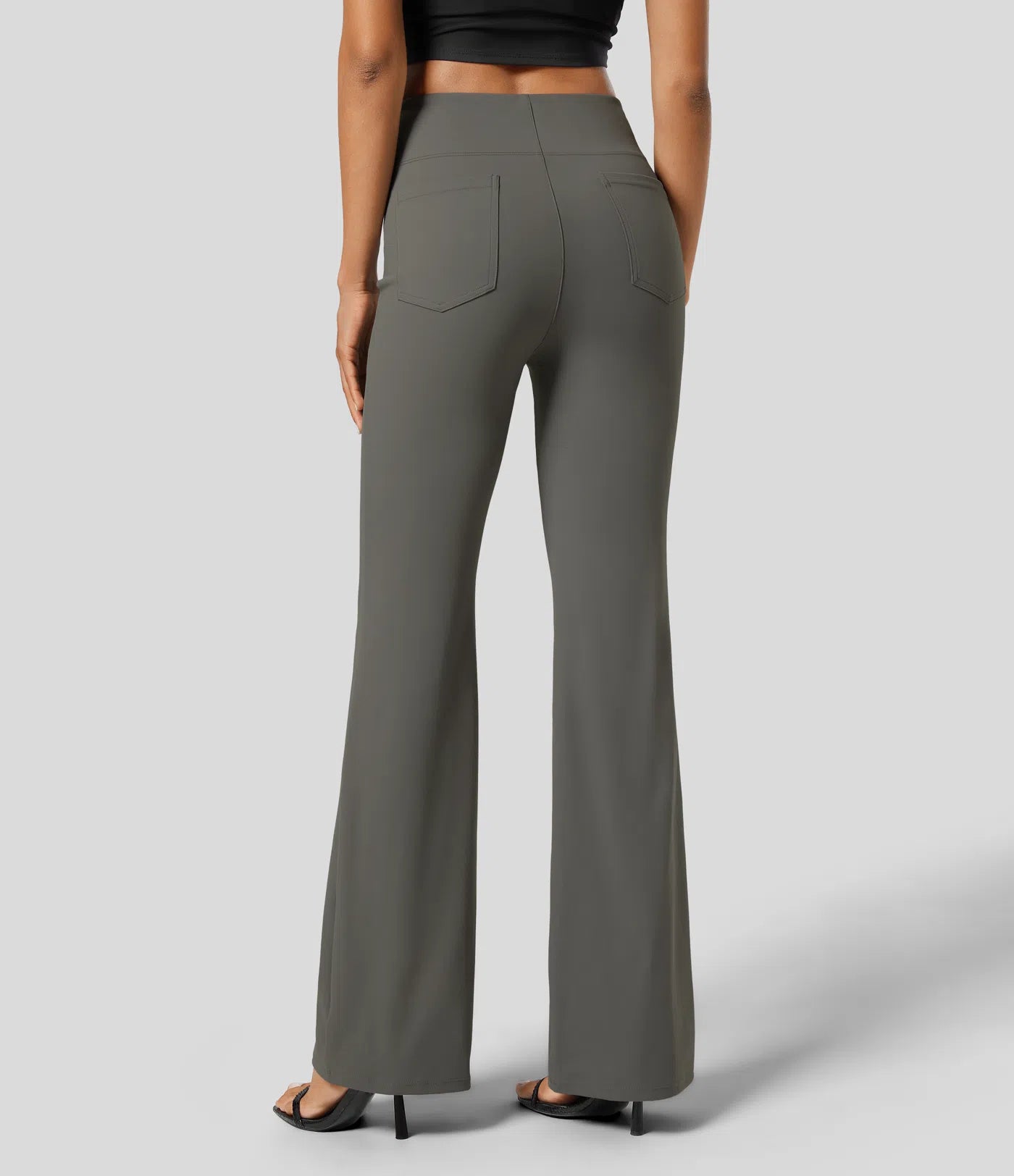 Halara Flex™ High Waisted Back Side Pocket Slight Flare Work Pants