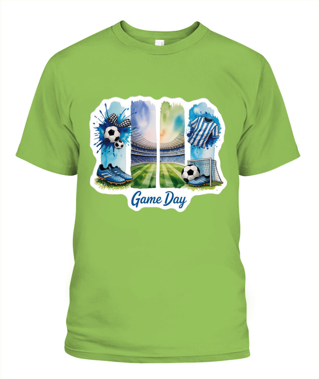 ✨From Every Fan, For Every Match✨-World Cup 2026 Soccer Arena Shirt | Blue Watercolor Game Day Tee