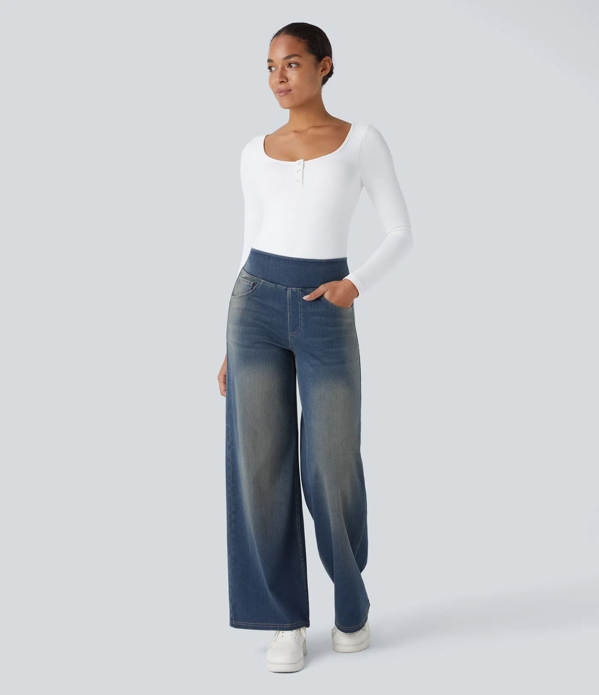 Cement Blue Denim