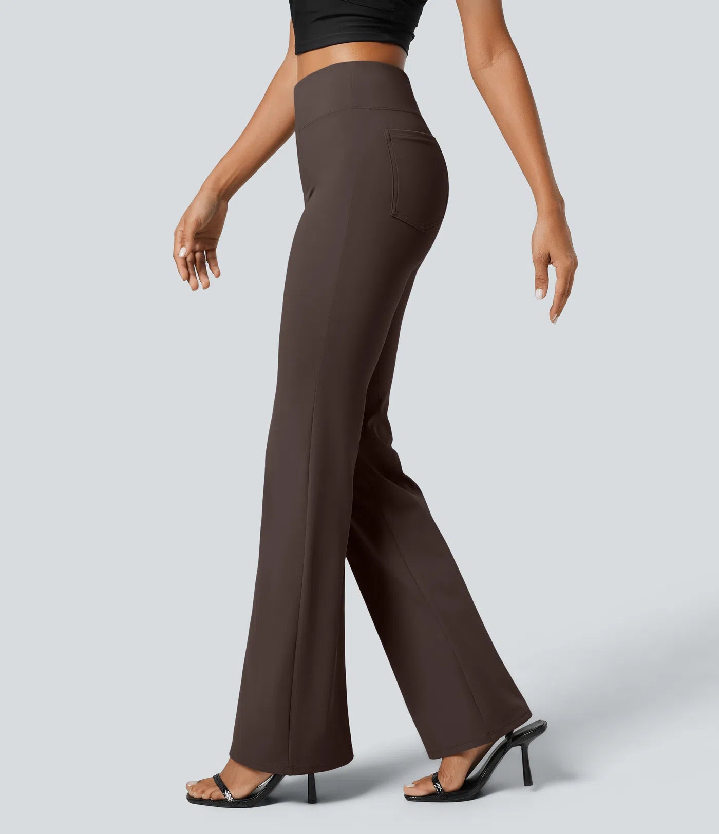 Halara Flex™ High Waisted Back Side Pocket Slight Flare Work Pants