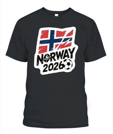 ✨From Every Fan, For Every Match✨-Norway 2026 Tournament Football Shirt | Norwegian Flag Country Supporter Tee