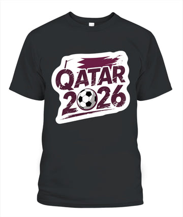 ✨From Every Fan, For Every Match✨-Qatar 2026 Tournament Football Shirt | Qatar Soccer 2026 Fan T-Shirt - Qatari Pride National Graphic Tee