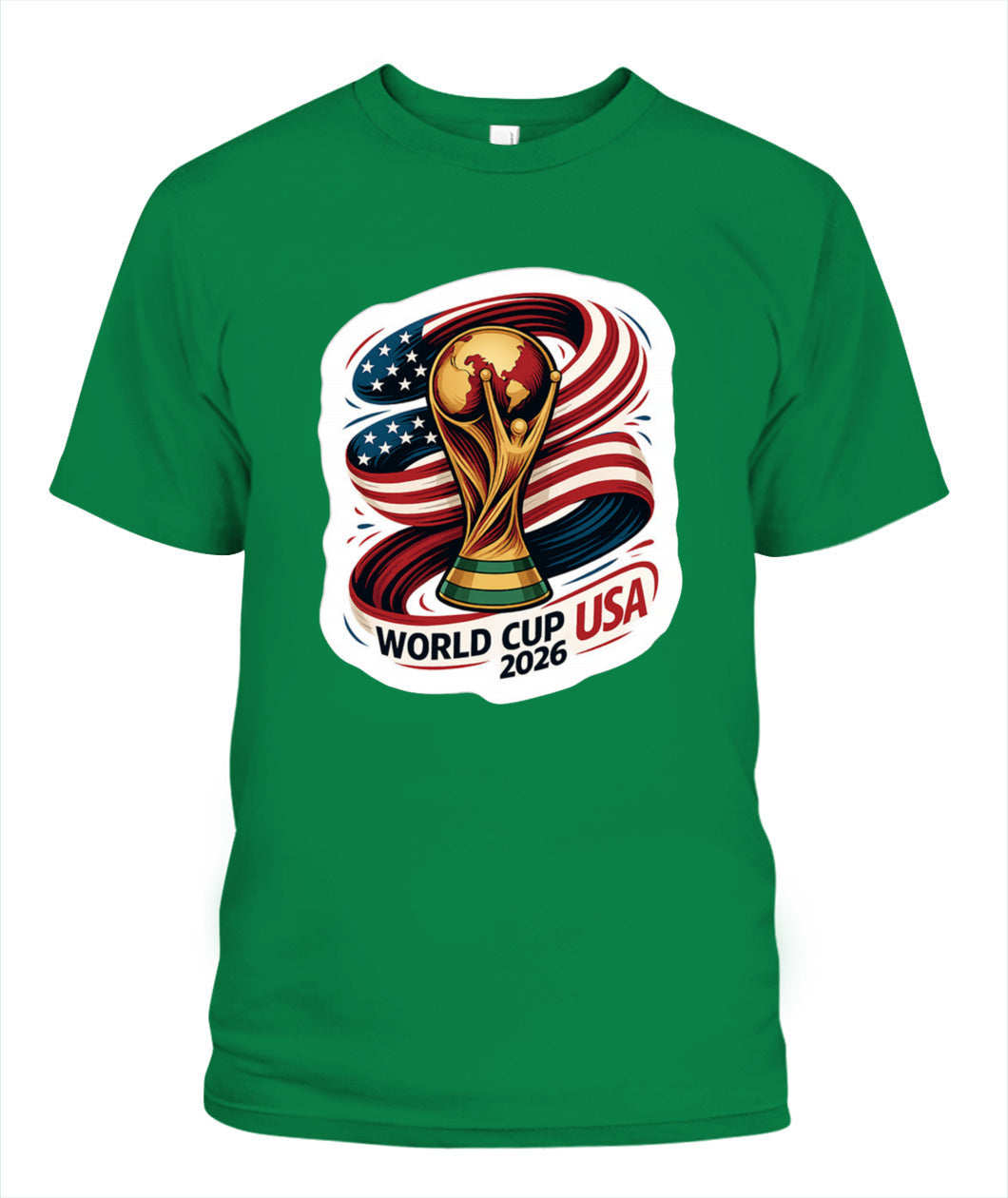 ✨From Every Fan, For Every Match✨-World Cup USA 2026 Gold Trophy T-Shirt - Official Host Nation Fan Tee