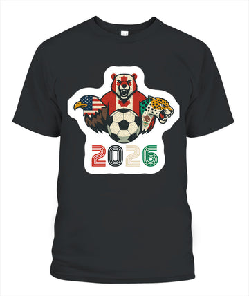 ✨From Every Fan, For Every Match✨-2026 World Cup United Host Nations T-Shirt - USA Canada Mexico Mascot Tee