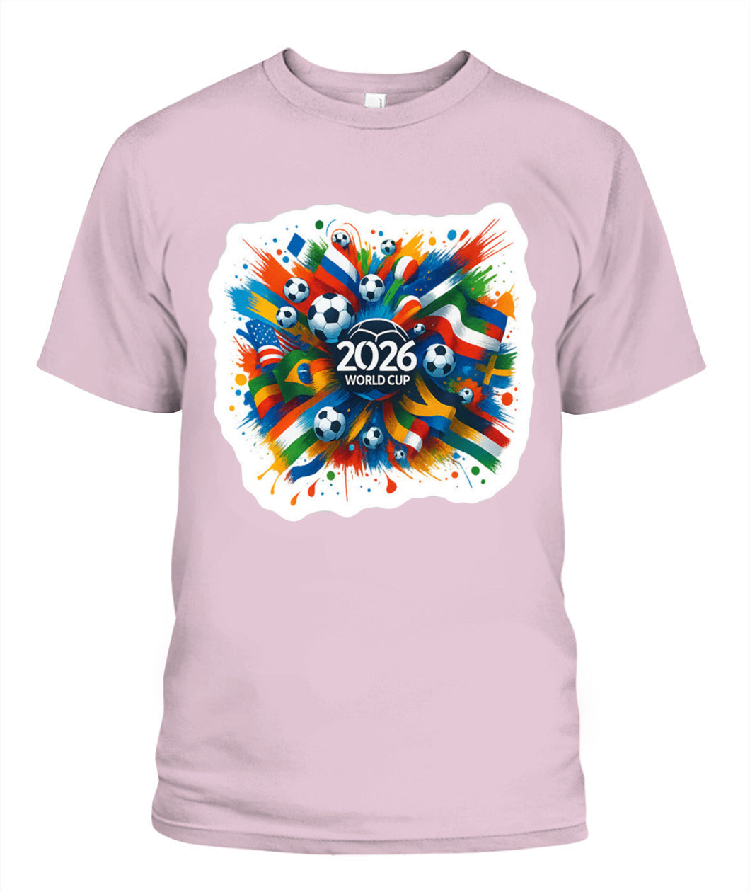 ✨From Every Fan, For Every Match✨-World Cup 2026 Soccer Nations United Shirt | Colorful Paint Splash Fan Tee