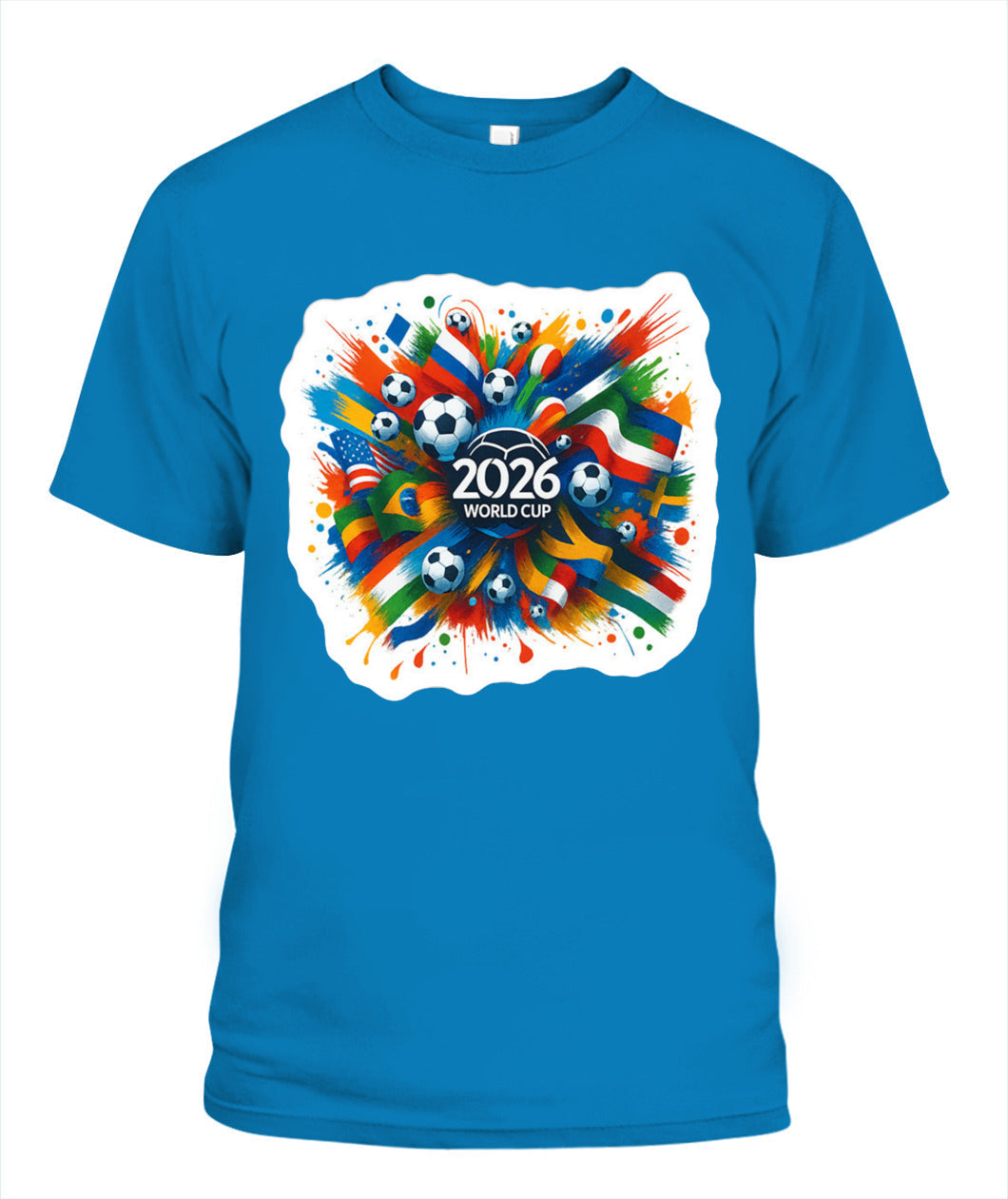 ✨From Every Fan, For Every Match✨-World Cup 2026 Soccer Nations United Shirt | Colorful Paint Splash Fan Tee