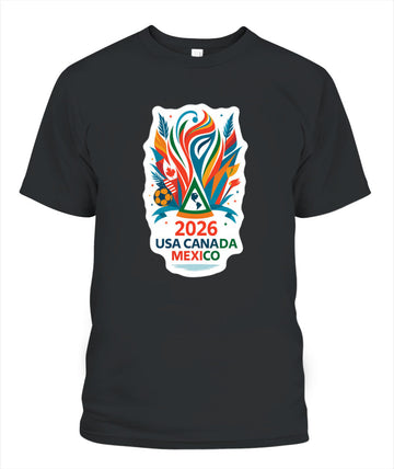 ✨From Every Fan, For Every Match✨-World Cup 2026 United Tri-Nation Shirt | Host Cities Graphic Souvenir Tee