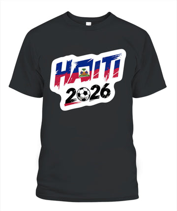 ✨From Every Fan, For Every Match✨-Haiti Soccer 2026 Fan T-Shirt - Haitian Pride Graphic Soccer Tee