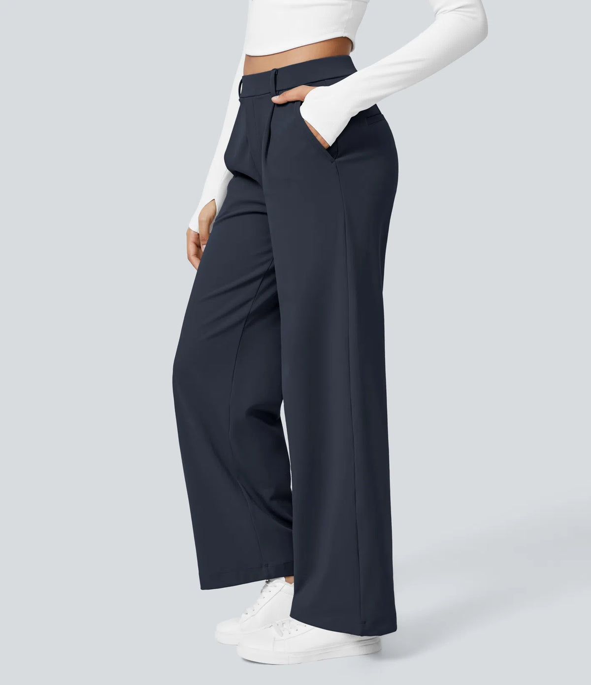 Halara Flex™ DayStretch High Waisted Pocket Straight Leg Work Pants