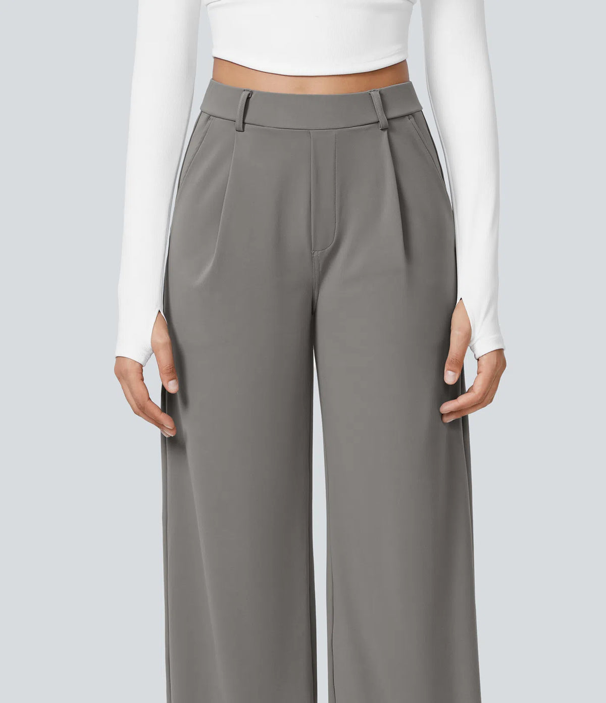Halara Flex™ DayStretch High Waisted Pocket Straight Leg Work Pants