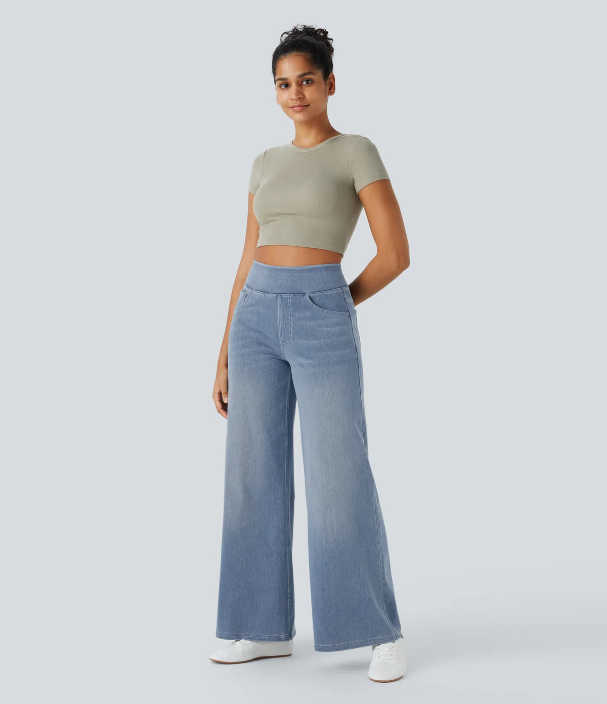 Gray Blue Denim