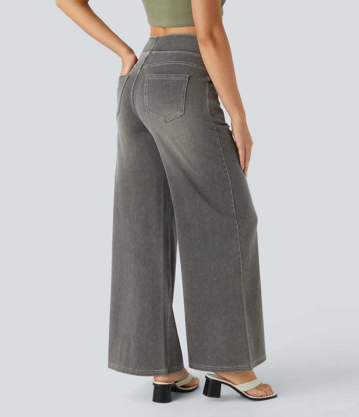 Black Iron Gray Denim