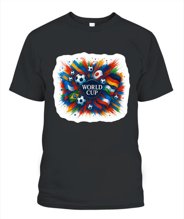 ✨From Every Fan, For Every Match✨-World Cup Soccer Tournament Shirt | Colorful Paint Splash United Fan Tee